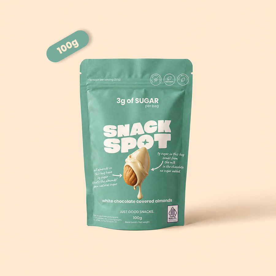White Chocolate covered Almonds - 100g