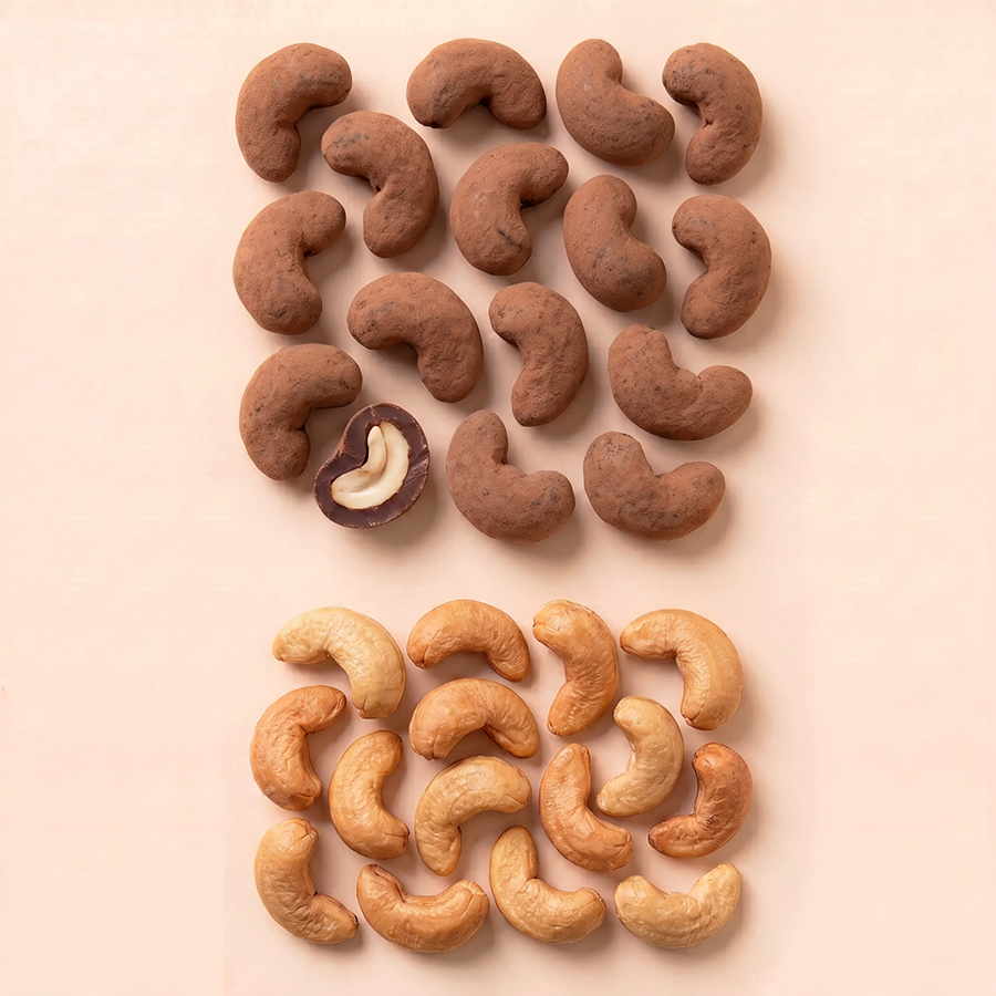 80% Dark Chocolate covered Cashews - 30g