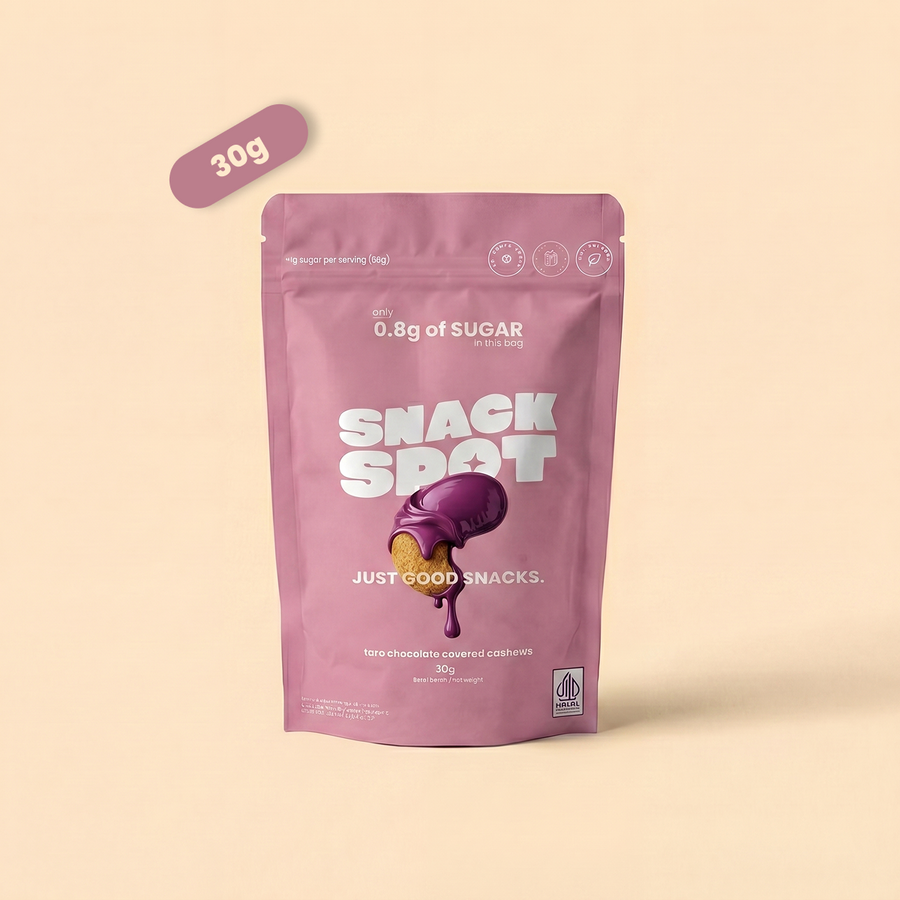 Taro Chocolate covered Cashews - 30g