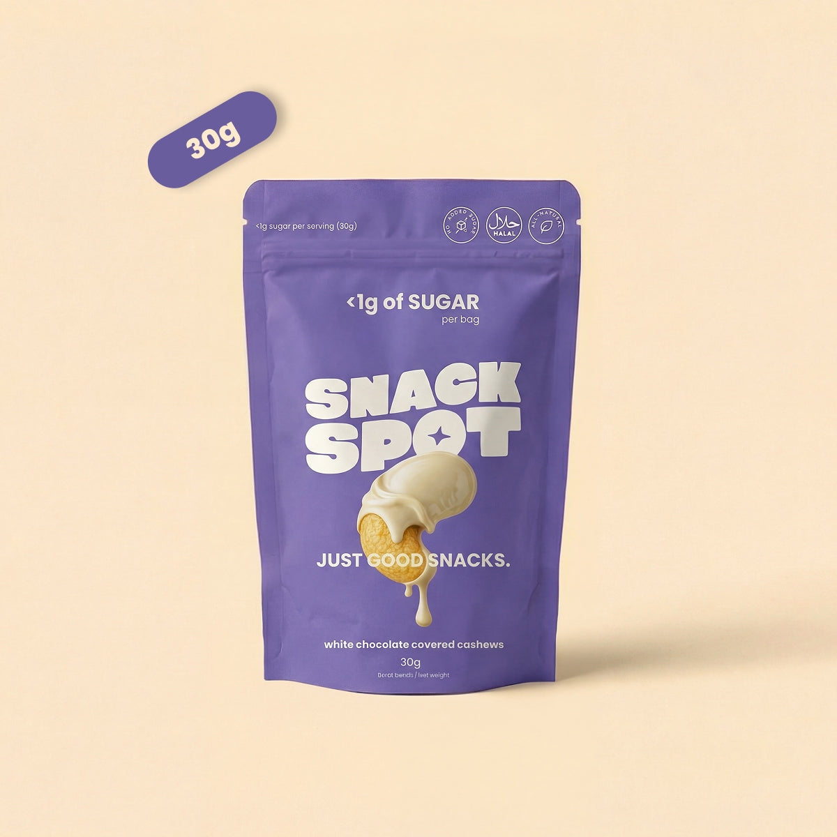 White Chocolate covered Cashews - 30g