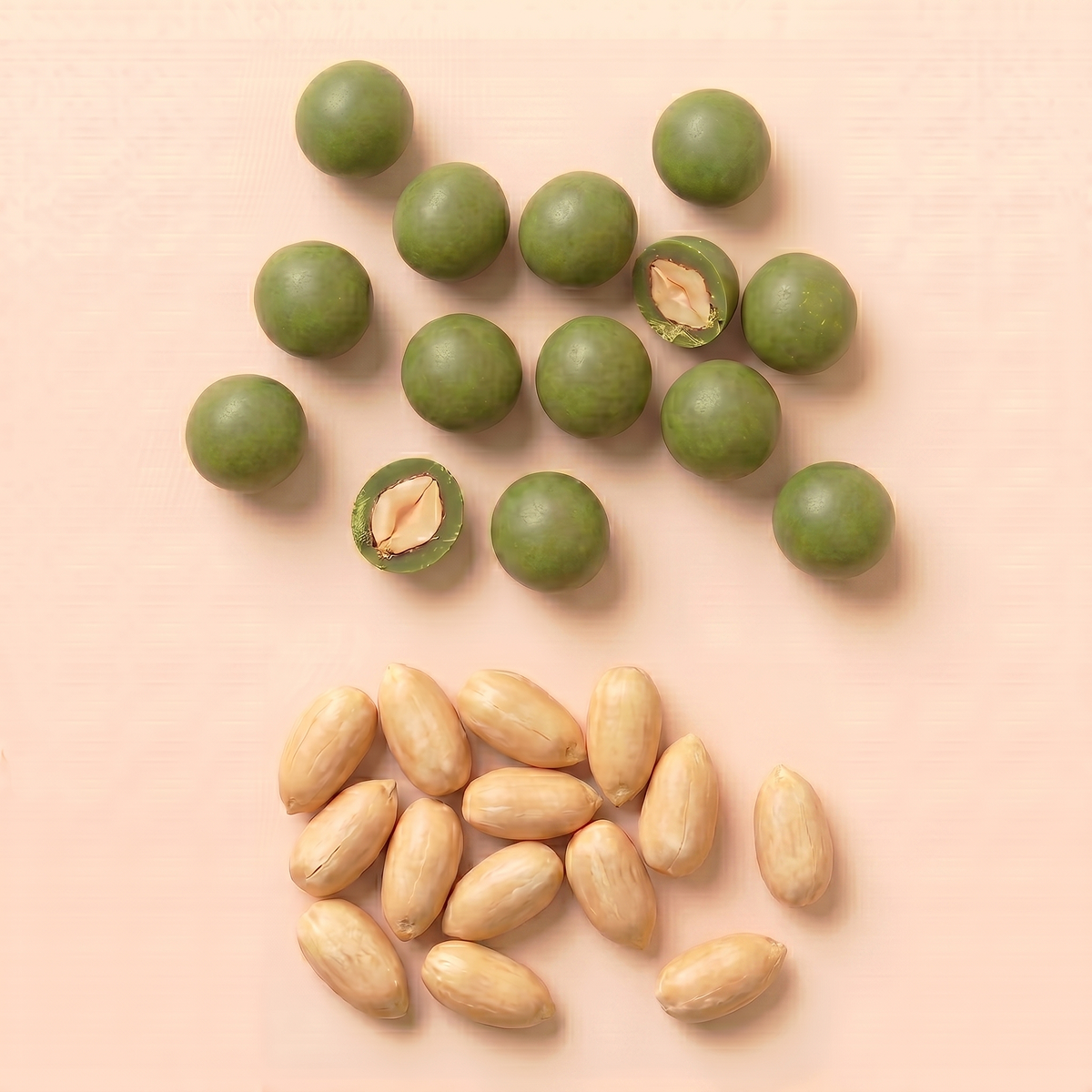 Matcha Chocolate covered Peanuts - 30g