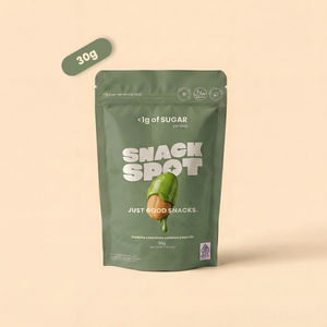 Matcha chocolate covered peanuts, 30g pouch