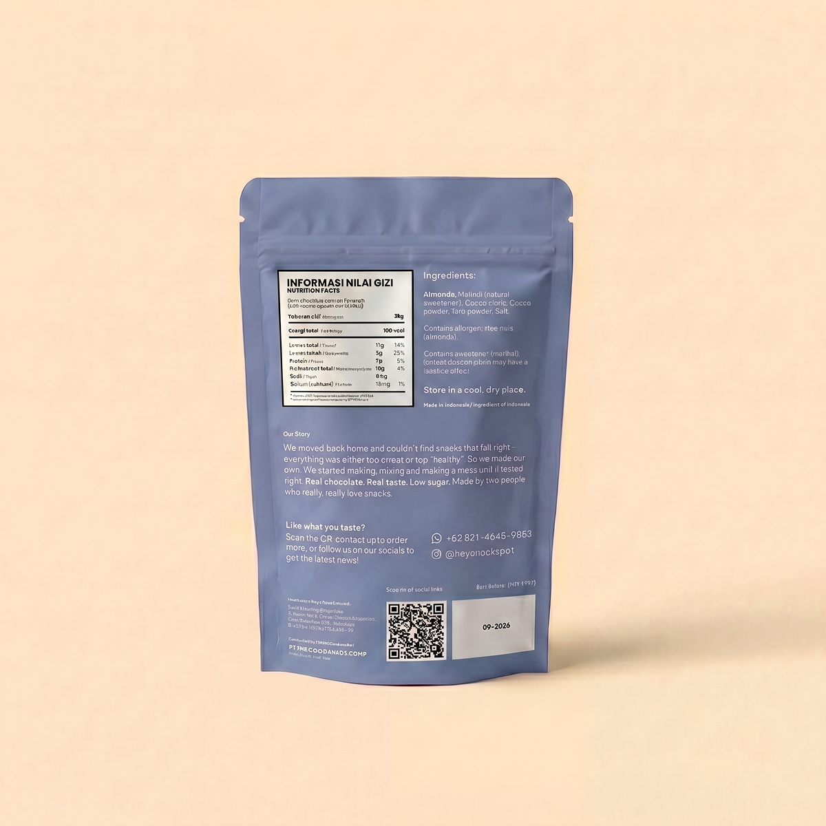 Taro Chocolate covered Peanuts - 30g
