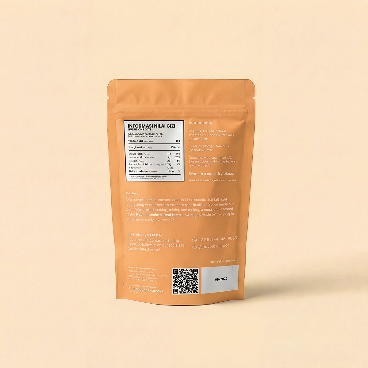 White Chocolate covered Peanuts - 30g