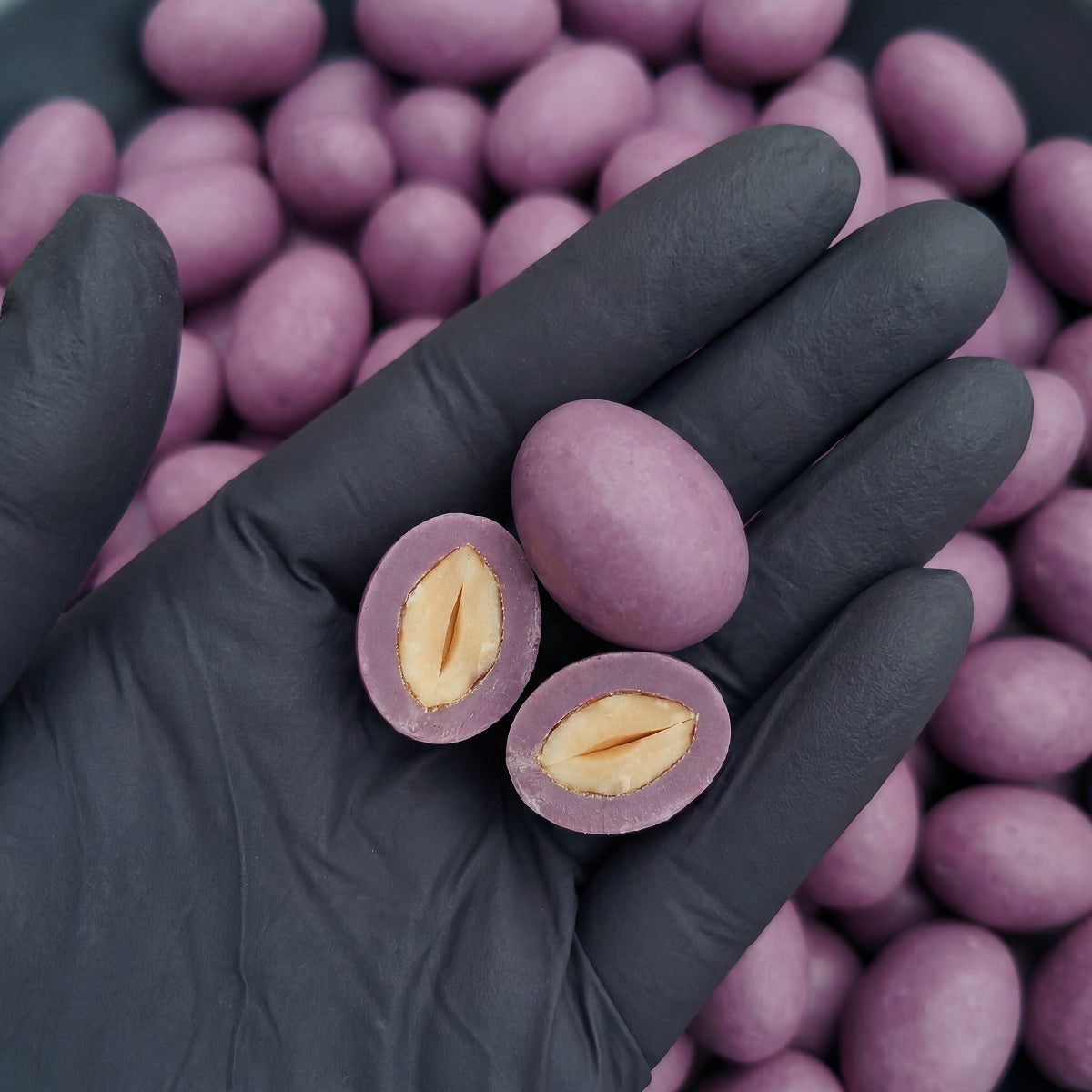 Taro Chocolate covered Almonds - 30g