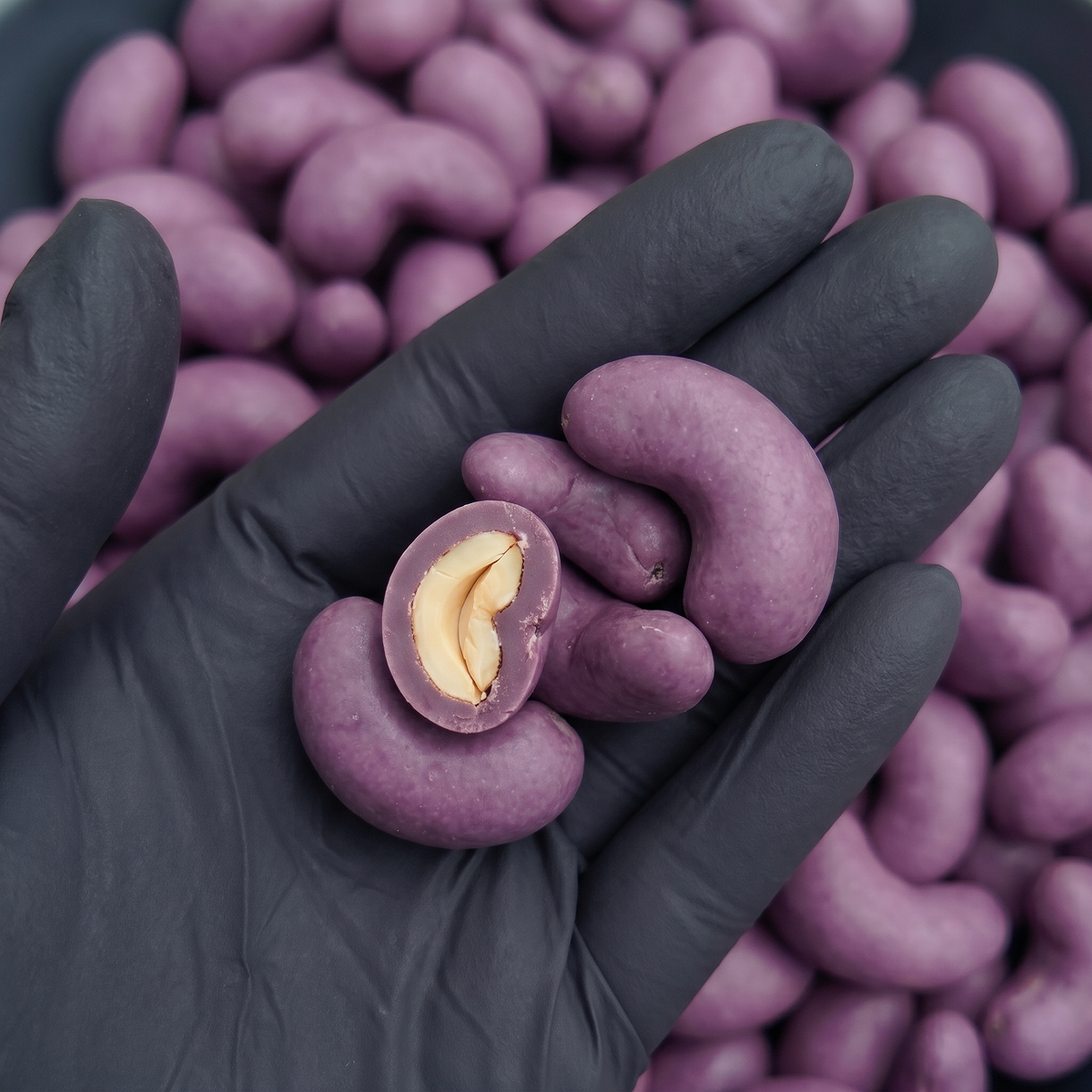Taro Chocolate covered Cashews - 30g