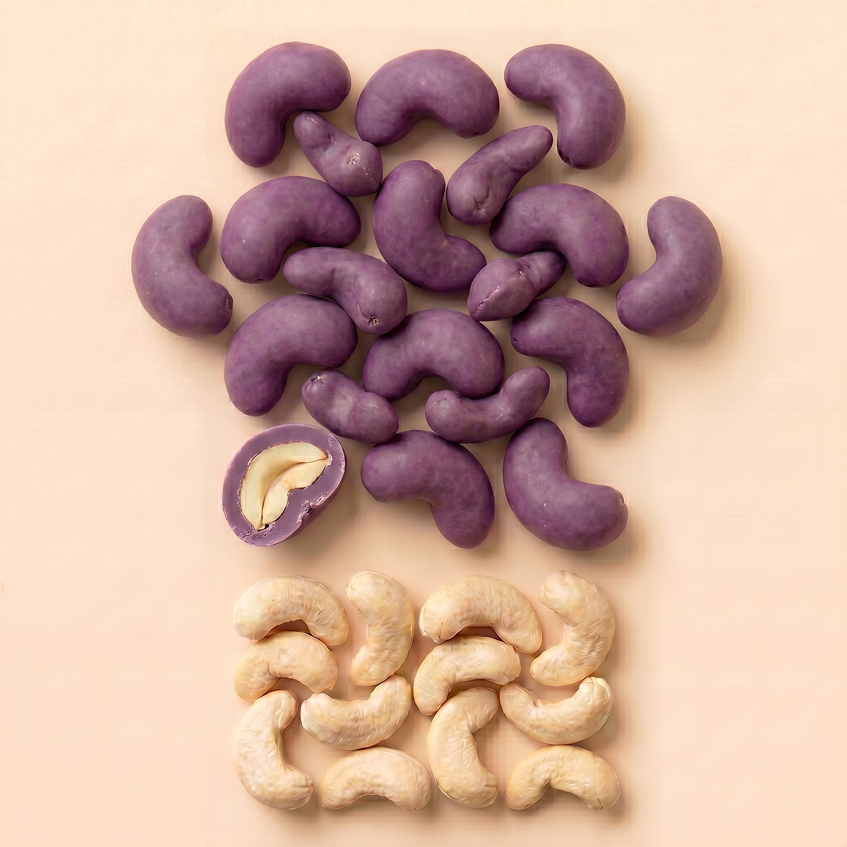Taro Chocolate covered Cashews - 30g