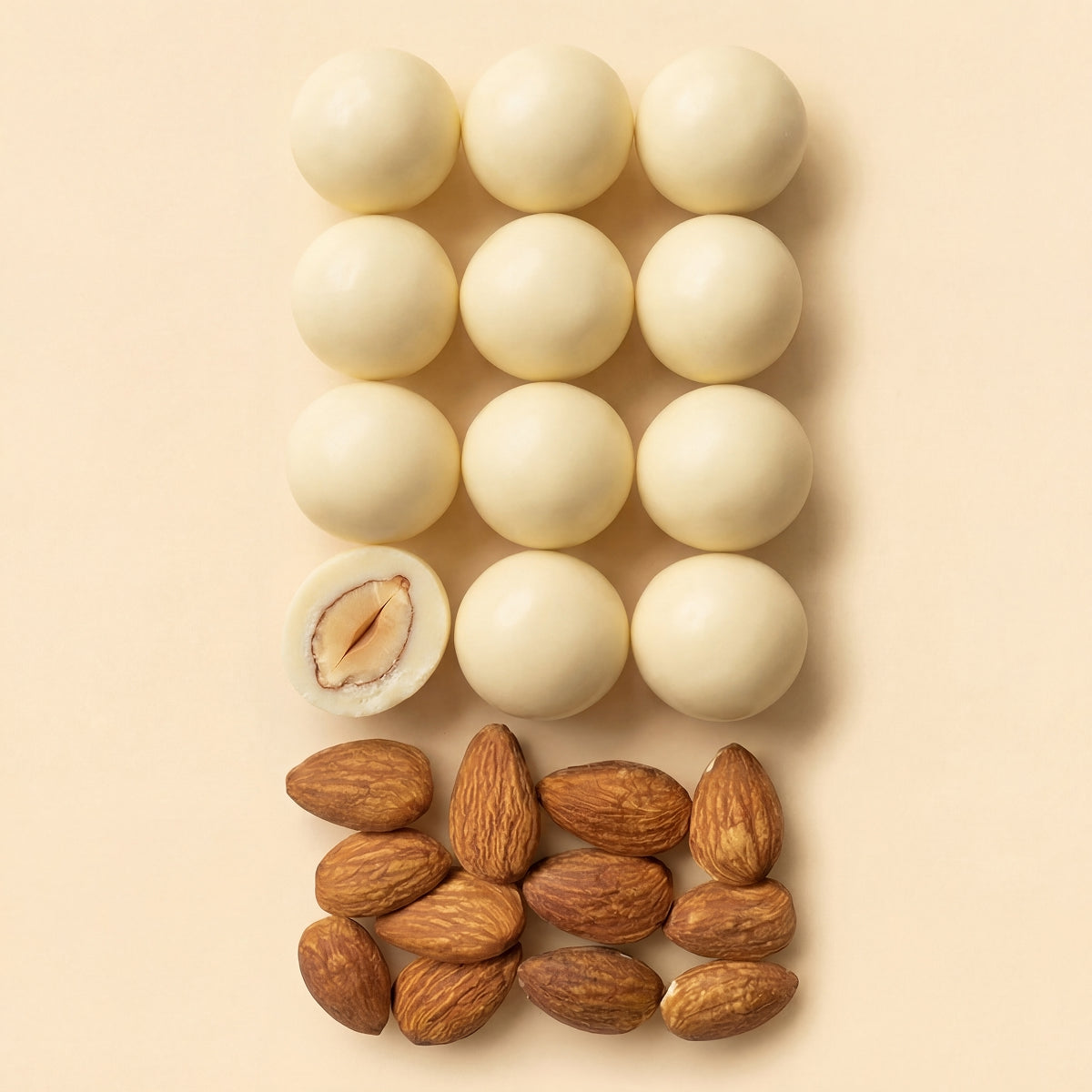 White Chocolate covered Almonds - 30g