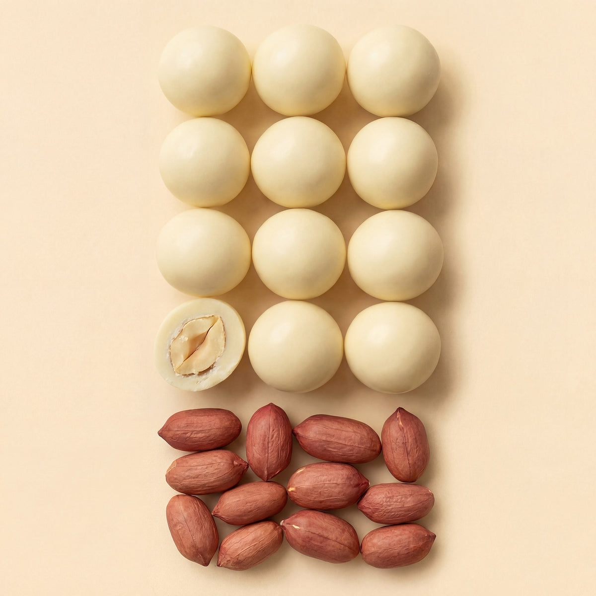 White Chocolate covered Peanuts - 30g