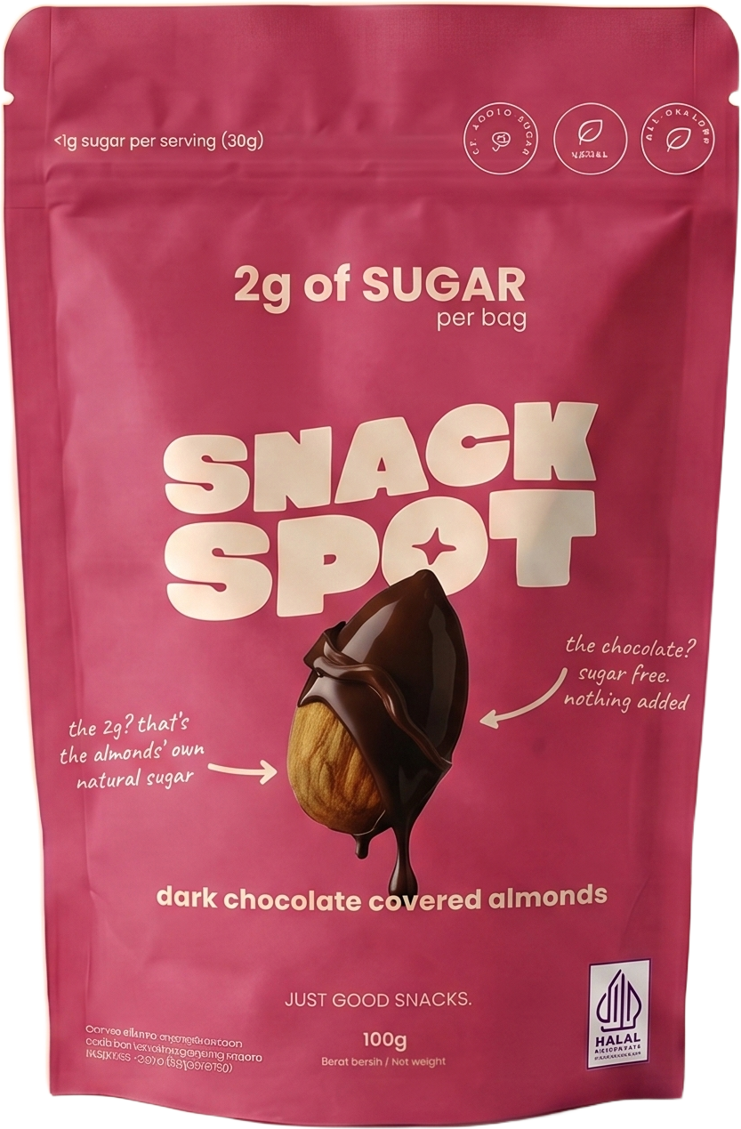 Dark Chocolate covered Almonds - 100g